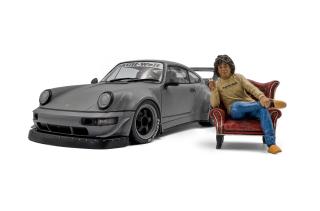 Porsche 911 RWB BodyKit 2024 mit Figur - S1807517 Solido 1:18 Metallmodell